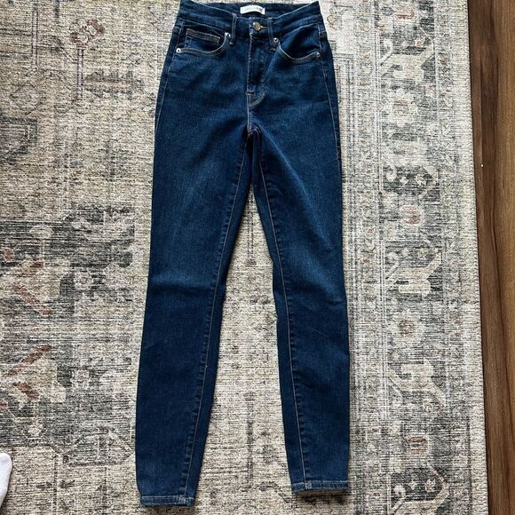 Good American Denim - Good American Good Legs High
Waist Skinny Jeans